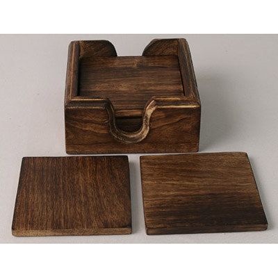 Set Of 6 Plain Coasters